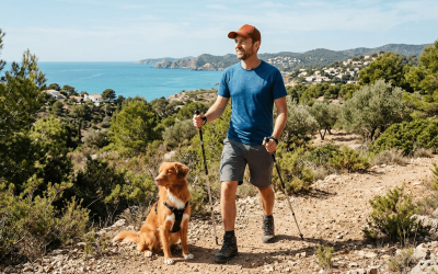 Marcheur Avec Chien Marcheur Avec Chien
